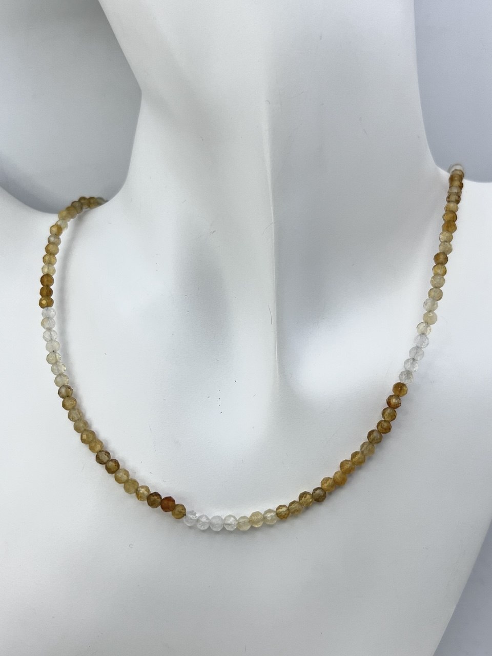 Цитрин Круг Гранёный 3х3